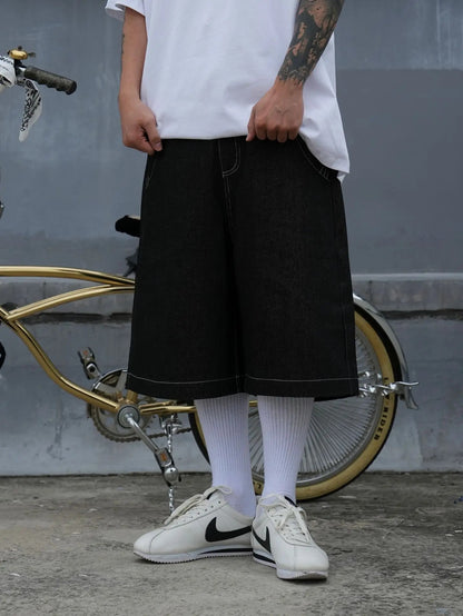 DAMNED CULT LETTER PATTERN JORT - Damned Cult