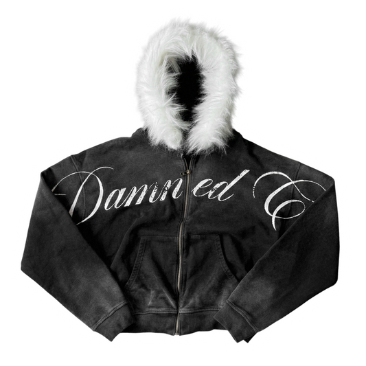 BADCULT SUN FADED FUR HOODIE