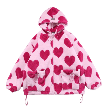 DAMNED CULT LOVE SHERPA JACKET - Damned Cult