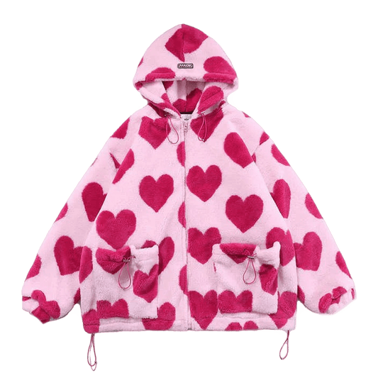 DAMNED CULT LOVE SHERPA JACKET - Damned Cult