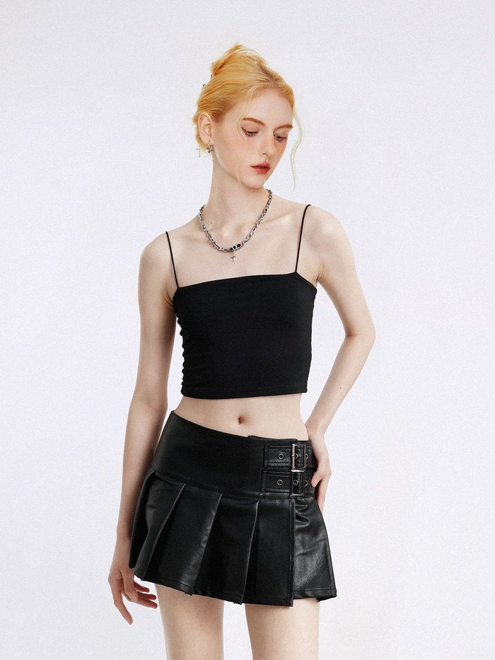 DAMNED CULT LEATHER SKIRT - Damned Cult