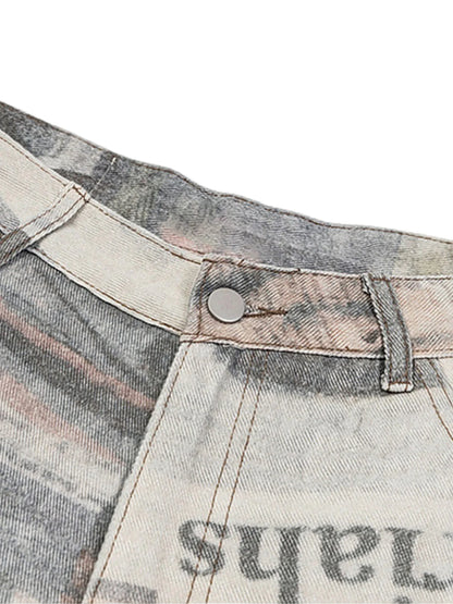 DAMNED CULT NEWSPAPER PANTS - Damned Cult