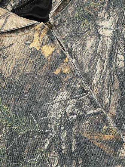DAMNED CULT WOOD CAMOUFLAGE JACKET - Damned Cult
