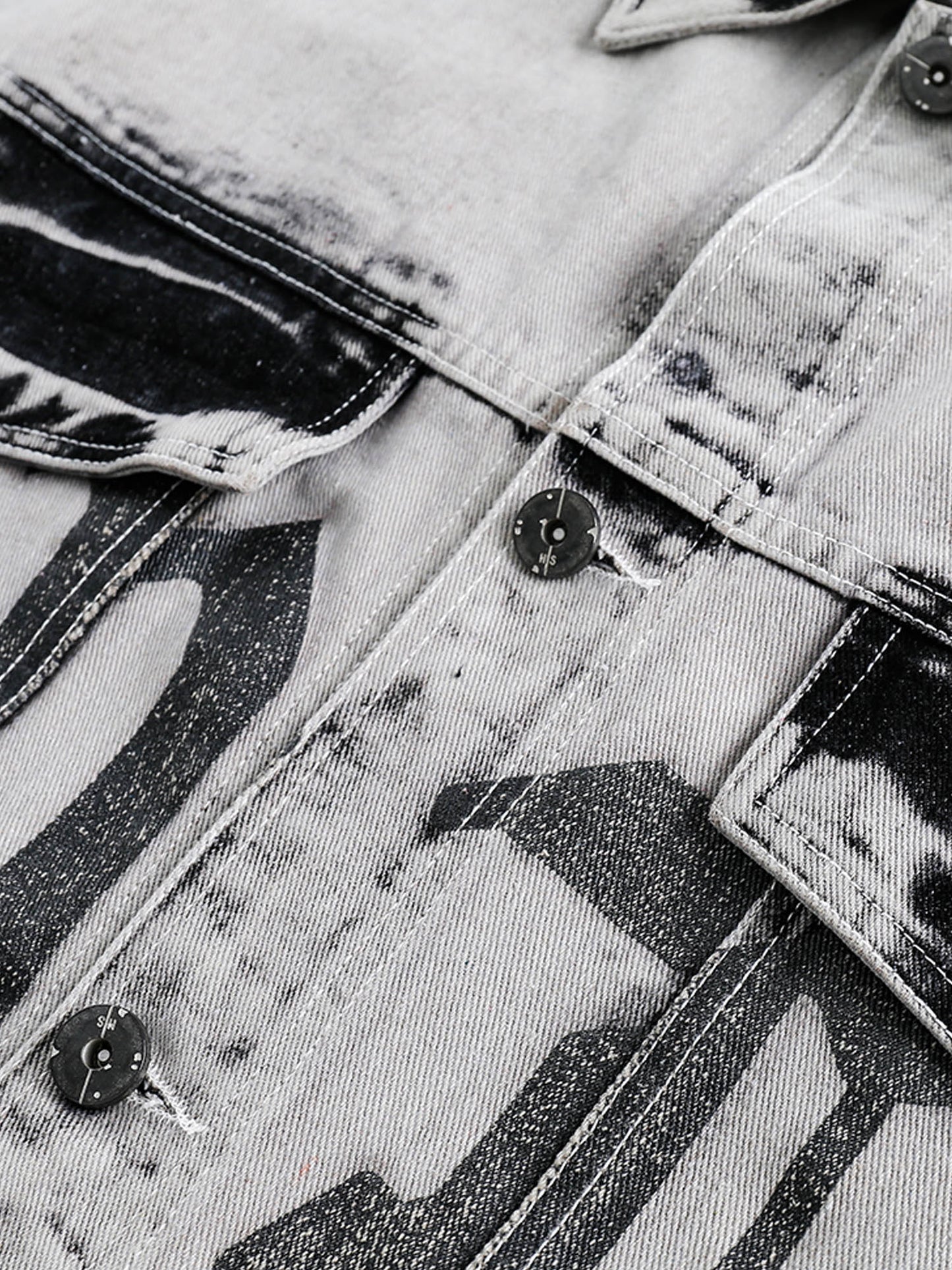 DAMNED CULT DENIM DISTRESSED JACKET - Damned Cult