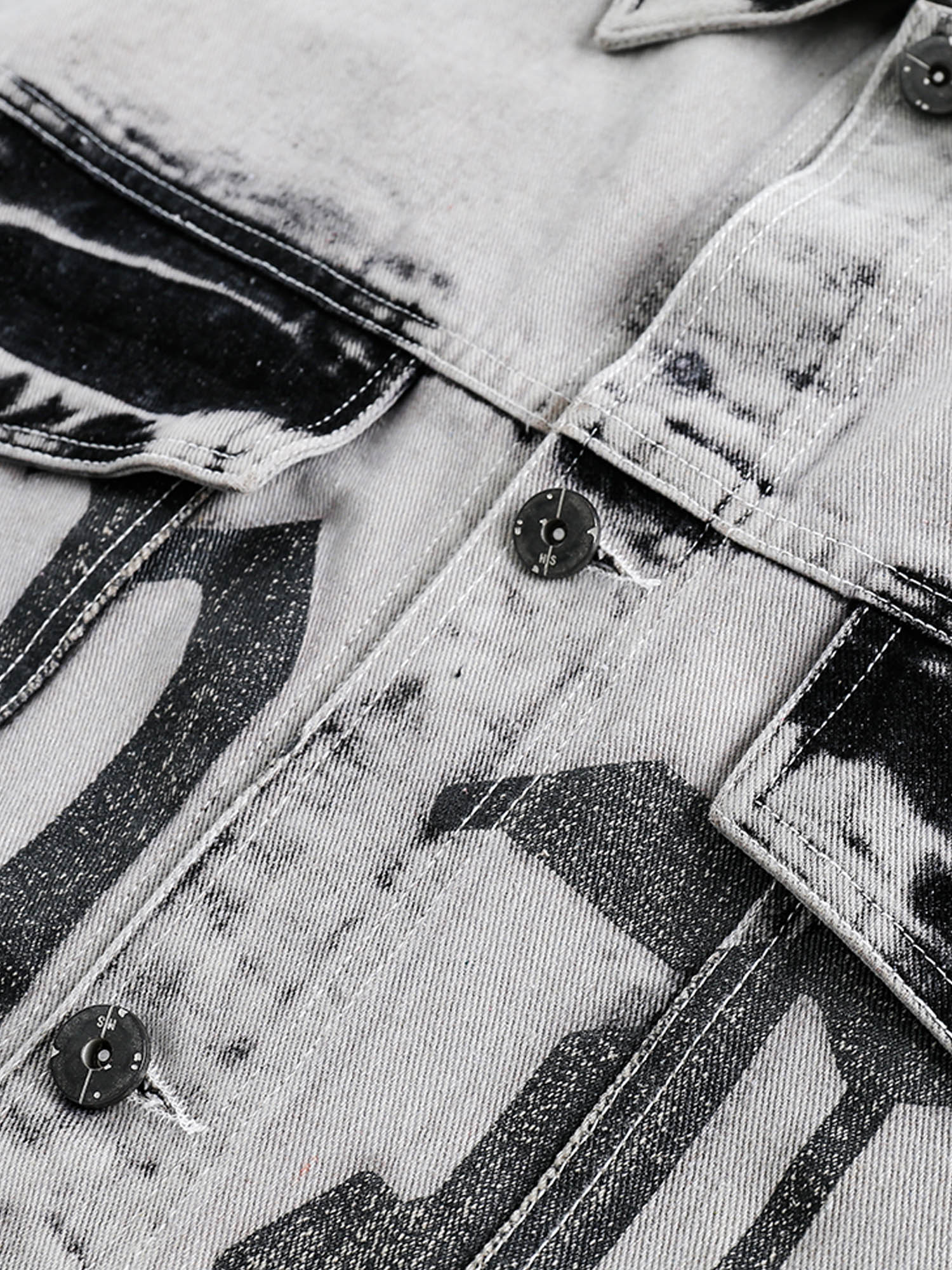 DAMNED CULT DENIM DISTRESSED JACKET - Damned Cult