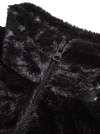 DAMNED CULT GOTHIC SHERPA JACKET - Damned Cult