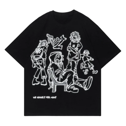 DAMNED CULT CARTOON TEE - Damned Cult