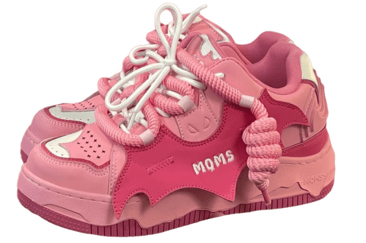 DAMNED CULT PINK BAT SNEAKER - Damned Cult