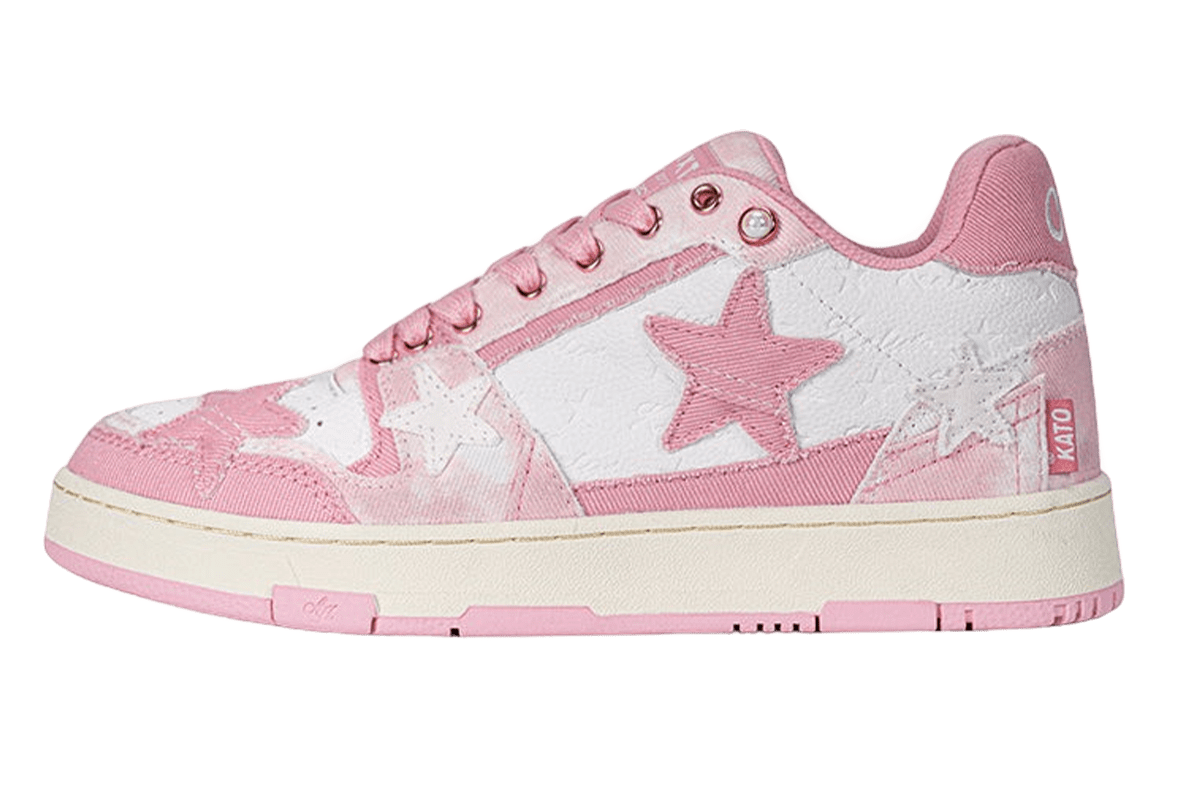 DAMNED CULT PINK STAR SNEAKER