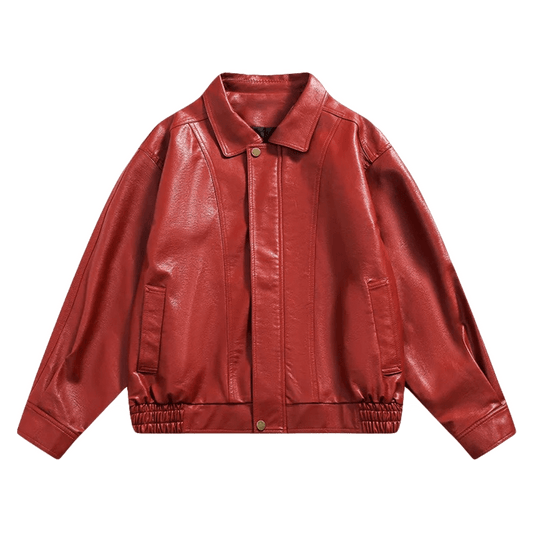 DAMNED CULT RED LEATHER JACKET - Damned Cult