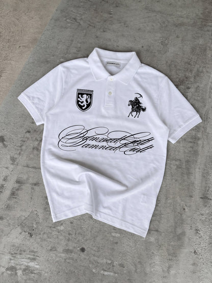 DAMNED POLO TEE WHITE