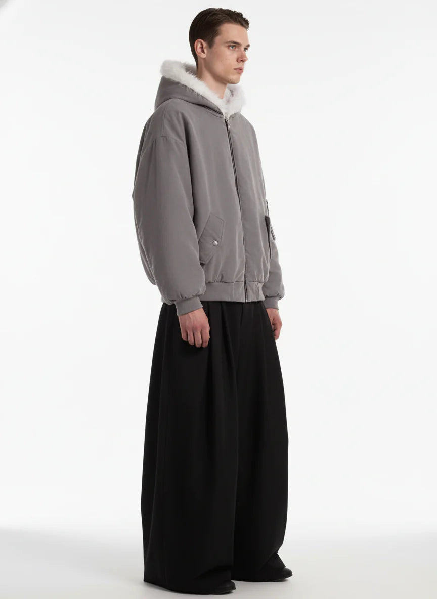 DAMNED CULT REVERSIBLE FUR JACKET